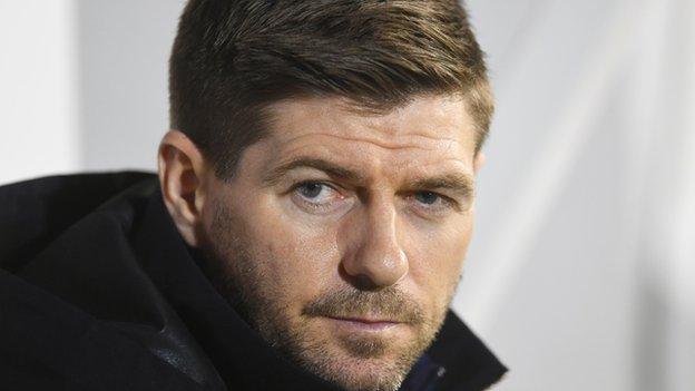 Rangers manager Steven Gerrard