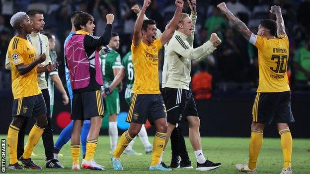 Benfica celebrate