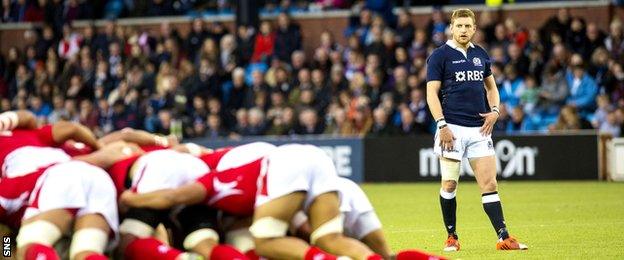 Scotland v Tonga at Rugby Park in 2014