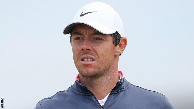 Rory McIlroy during this year's Irish Open at Ballyliffin