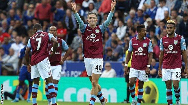 Jack Grealish has scored one goal for Aston Villa this season