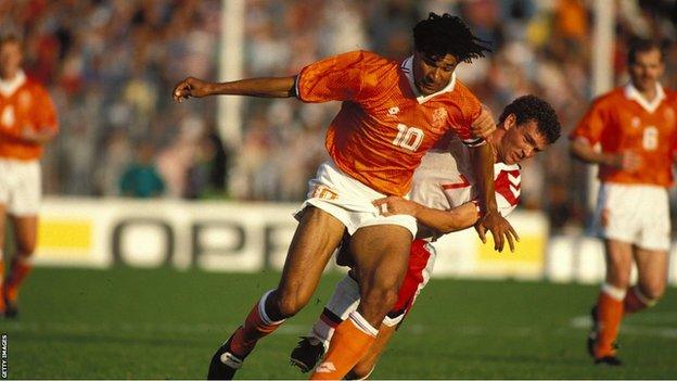 Ruud Gullit and John Jensen