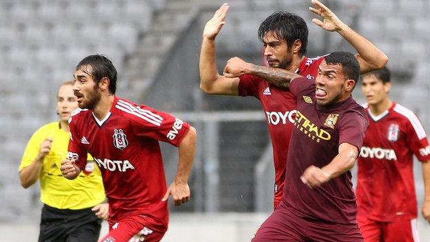 Besiktas v Manchester City in 2012