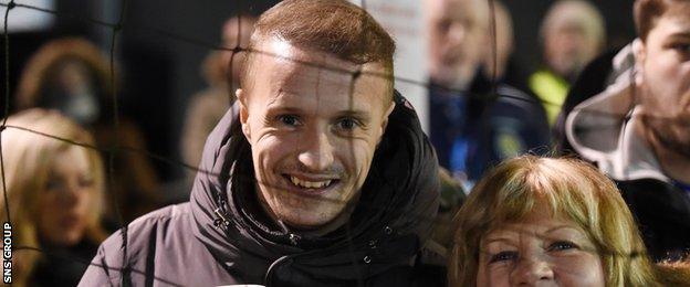 Celtic striker Leigh Griffiths