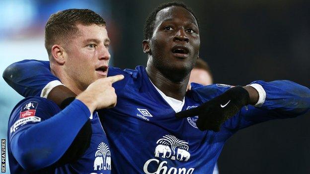 Ross Barkley and Romelu Lukaku