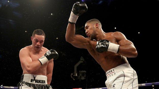 Joshua Parker and Anthony Joshua