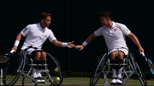 Alfie Hewett and Gordon Reid