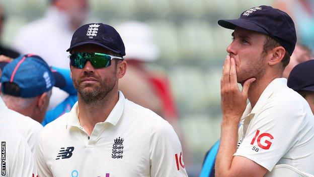 James Anderson and Stuart Broad