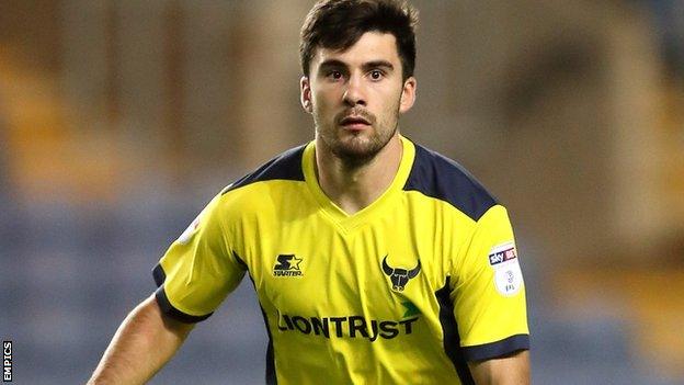 Oxford United midfielder Xemi