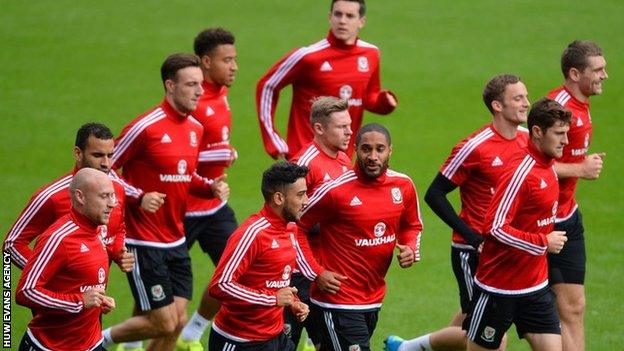 Wales training