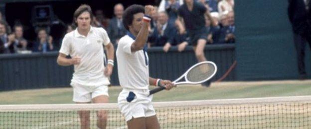 Arthur Ashe wins Wimbledon