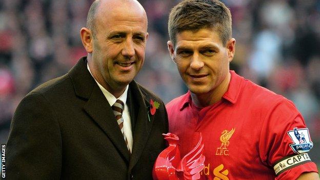 Gary McAllister and Steven Gerrard