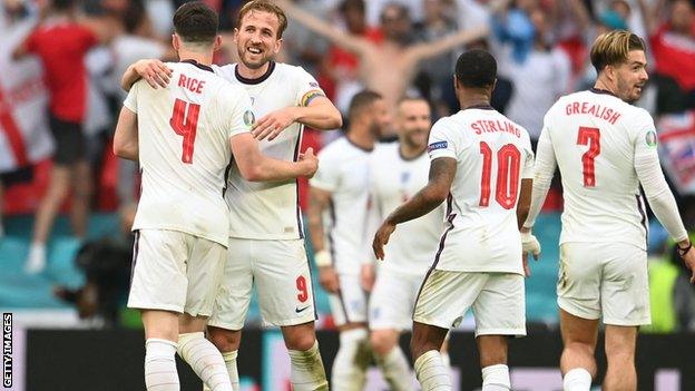 England celebrate