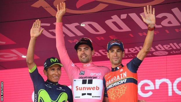 Dutch rider Tom Dumoulin of the Sunweb Team won the 2017 Giro d'Italia