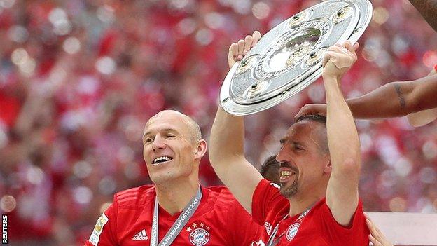 Arjen Robben and Franck Ribery