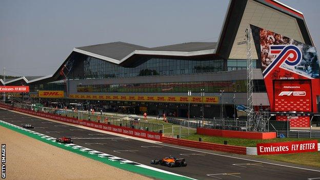 Silverstone race track