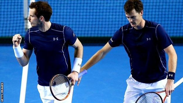 Andy and Jamie Murray