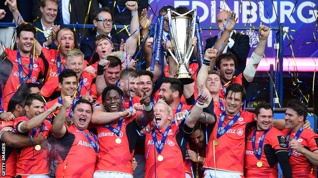 Saracens are the reigning European Champions Cup holders