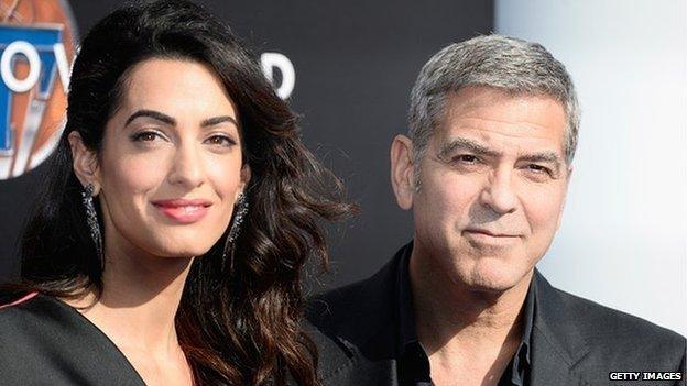 Amal and George Clooney