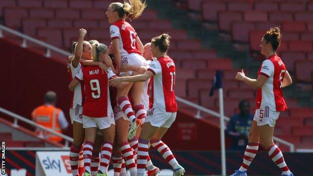 Arsenal celebrate