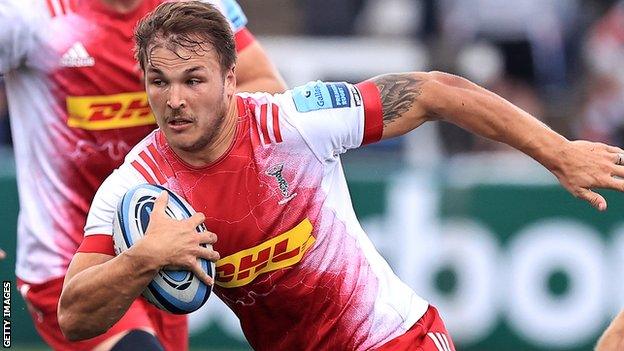 Andre Esterhuizen in action for Harlequins