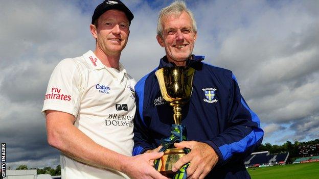 Paul Collingwood and Geoff Cook