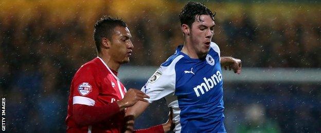 Ben Heneghan (right) in action for Chester