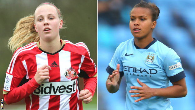 Beth Mead and Nikita Parris