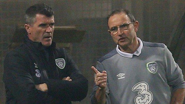 Roy Keane and Martin O'Neill