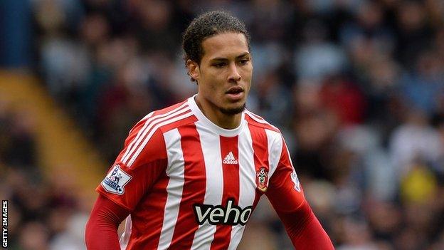 Southampton's Virgil van Dijk