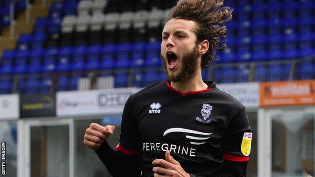 Jorge Grant celebrates