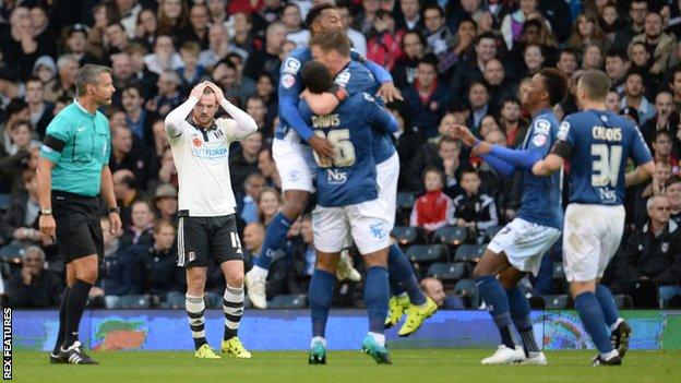 Reaction to Birmingham's opening goal