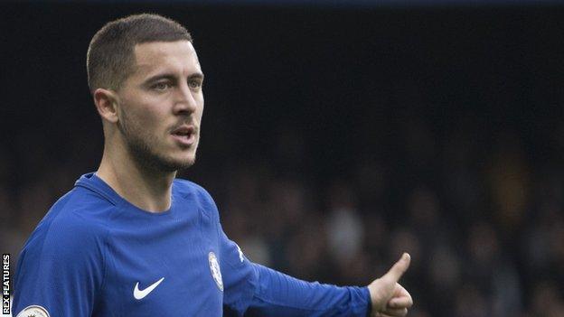 Chelsea attacking midfielder Eden Hazard