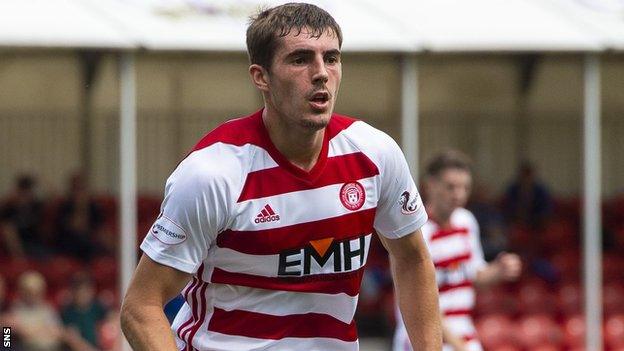 Hamilton Academical defender Sam Stubbs