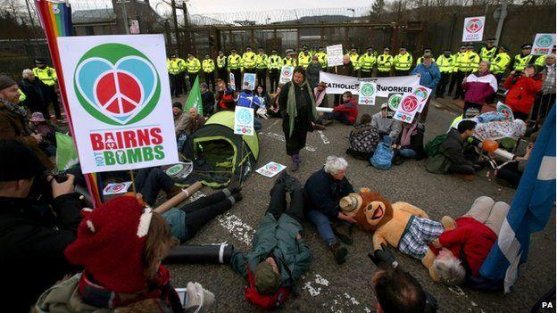 faslane protest