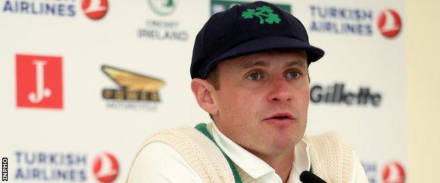 Ireland captain and opener William Porterfield contributed only nine runs in the match