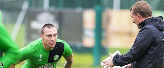 Scott Brown and Brendan Rodgers