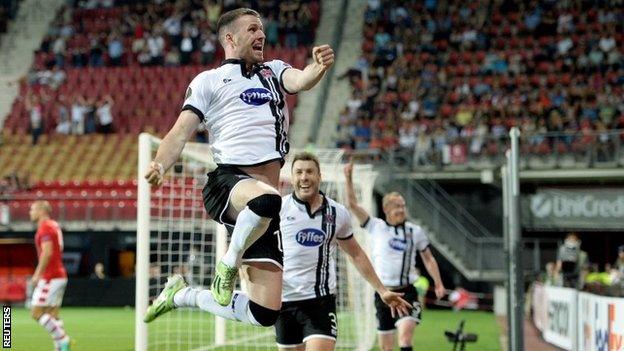 Ciaran Kilduff celebrates