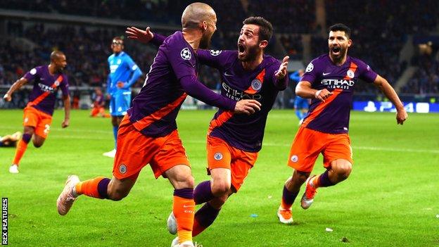 Man City celebrate