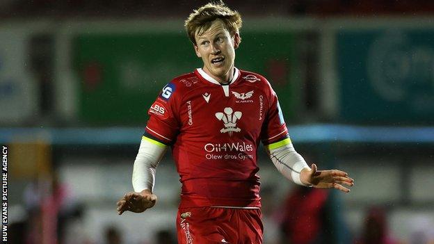 Scarlets fly-half Rhys Patchell played his 21st Wales international against Scotland on 31 October, 2020