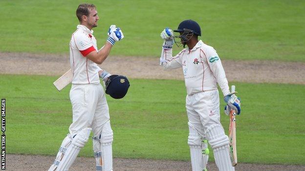 Liam Livingstone and Shivnarine Chanderpaul