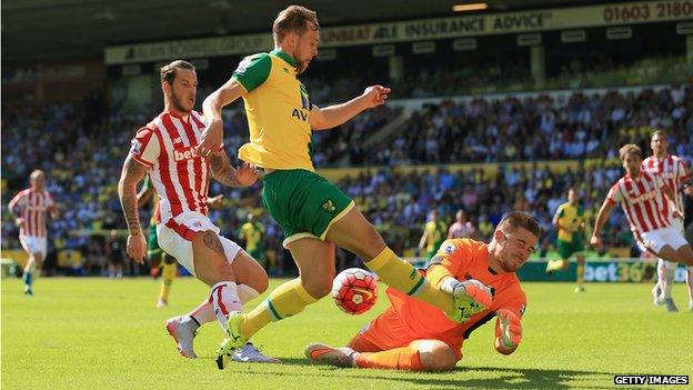 Jack Butland keeps Stoke in the game