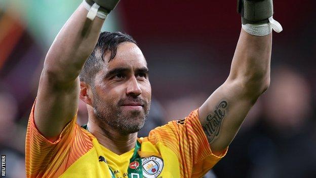 Manchester City keeper Claudio Bravo