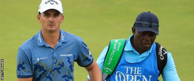 Bezuidenhout's caddie, Zack Rasego, has enjoyed success at The Open before