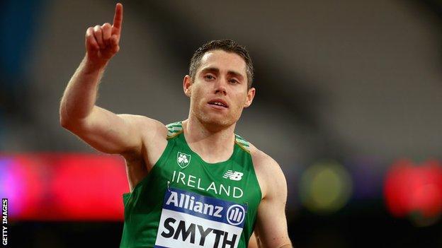 Jason Smyth raced to a comfortable victory in the T13 100m