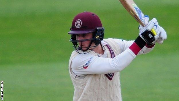 Somerset batsman Tom Abell