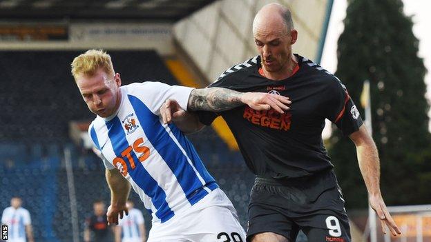 Kilmarnock winger Chris Burke