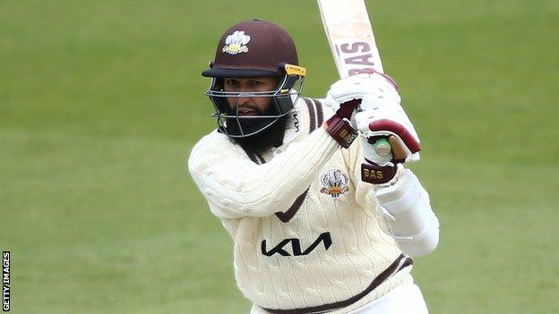 Hashim Amla in action for Surrey