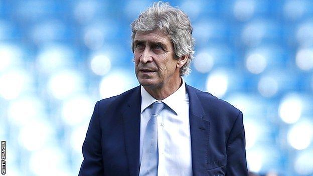 Manuel Pellegrini of Manchester City