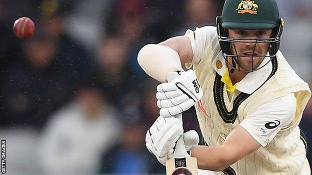 Travis Head in action for Australia in the Ashes